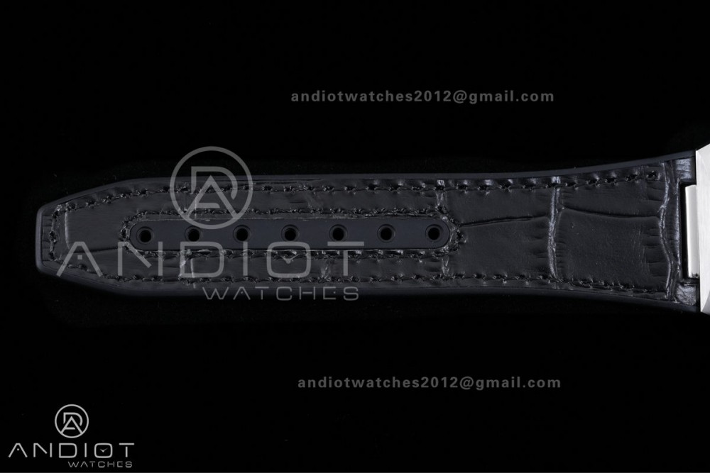 Constellation Black Ceramic SS VSF 1:1 Best Edition Gray Dial on Black Gummy Strap A8900 Super Clone — photo 16