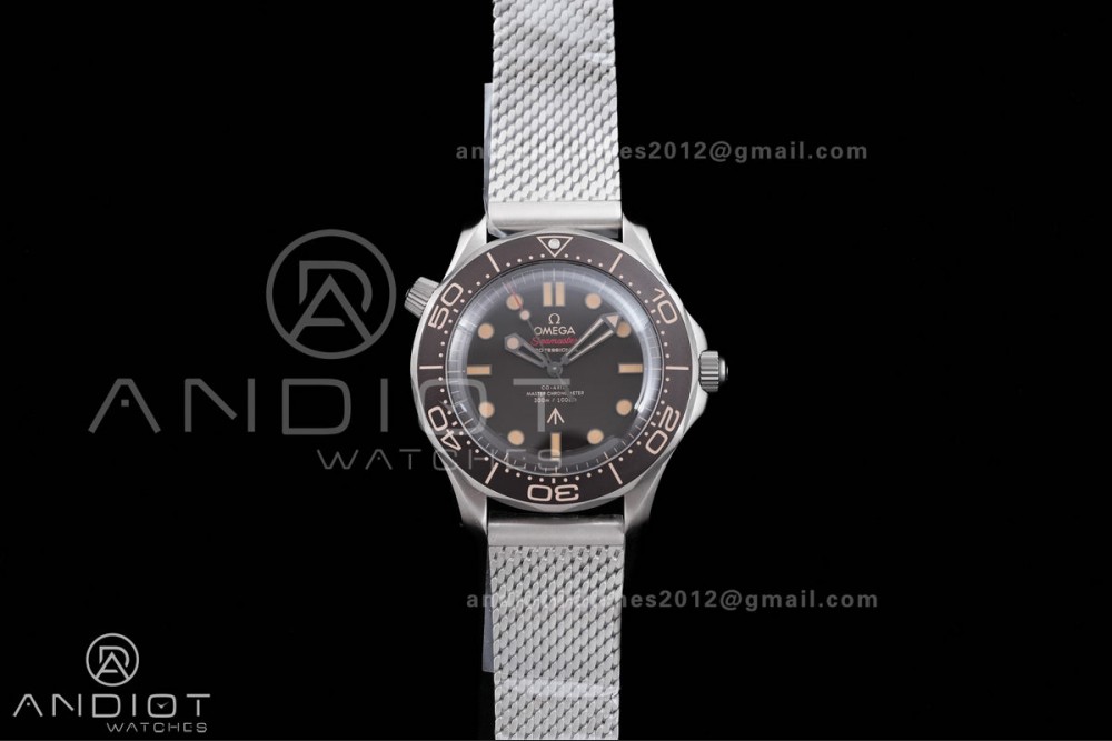 Seamaster 300 "No Time to Die" Limited Edition ORF 1:1 Best Edition on Titanium Mesh Bracelet OR8806 Super Clone