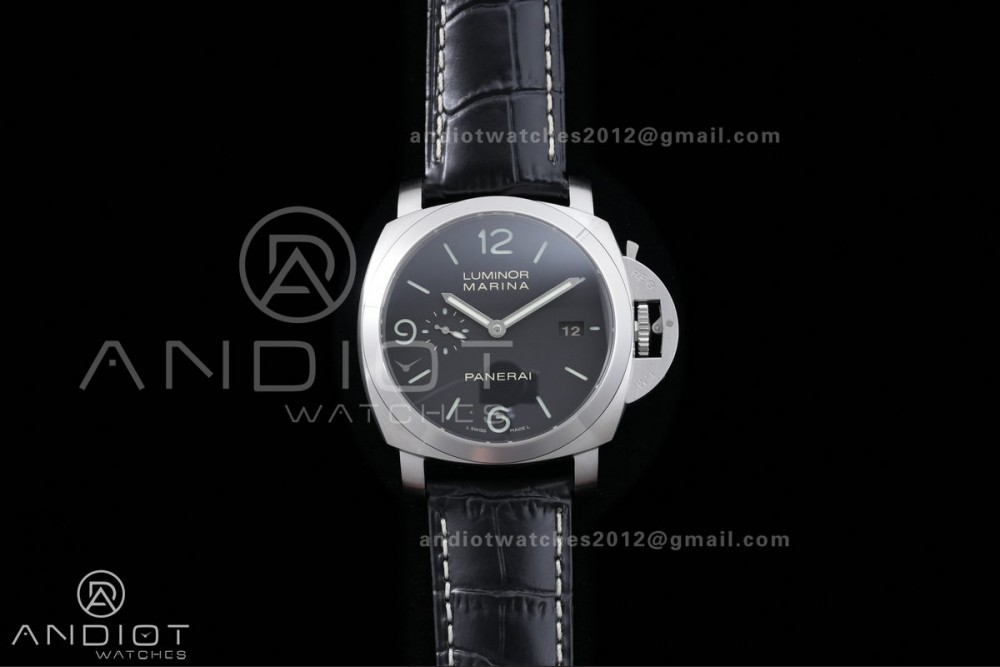 PAM312 R VSF 1:1 Best Edition on Black Leather Strap P.9000 Super Clone V2