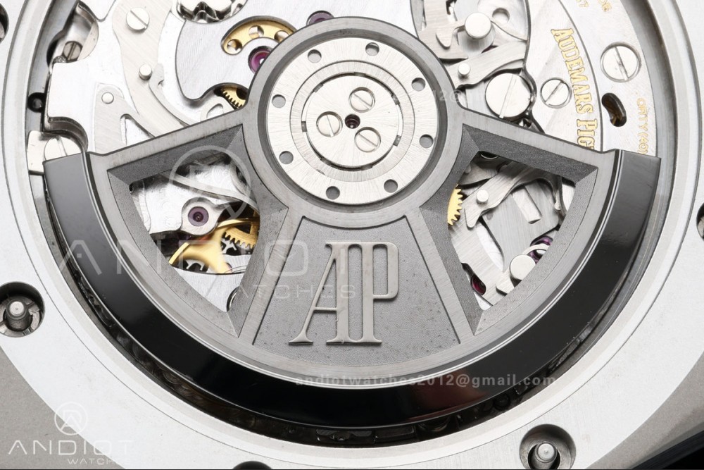 Royal Oak Offshore 43mm 26420so SS DDF 1:1 Best Edition Smoked Dial on Gray Rubber Strap DD4401 Super Clone — photo 10