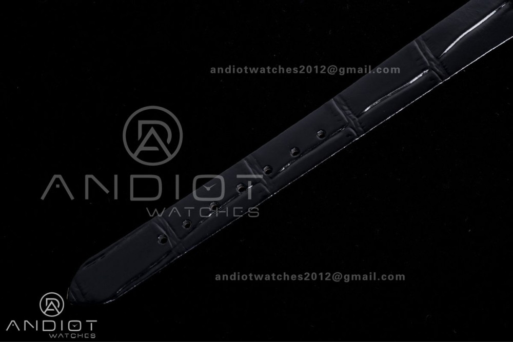 Baignoire Watch YG AF 1:1 Best Edition White Dial on Black Strap RONDA Quartz — photo 13