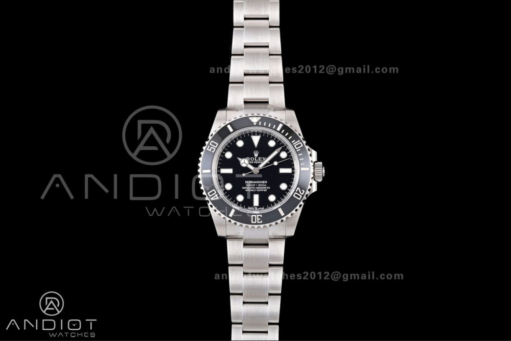 Submariner 41mm 124060 No Date RICH 1:1 Best Edition 904L SS Case and Bracelet JH3230 V2 (Free Sprung)
