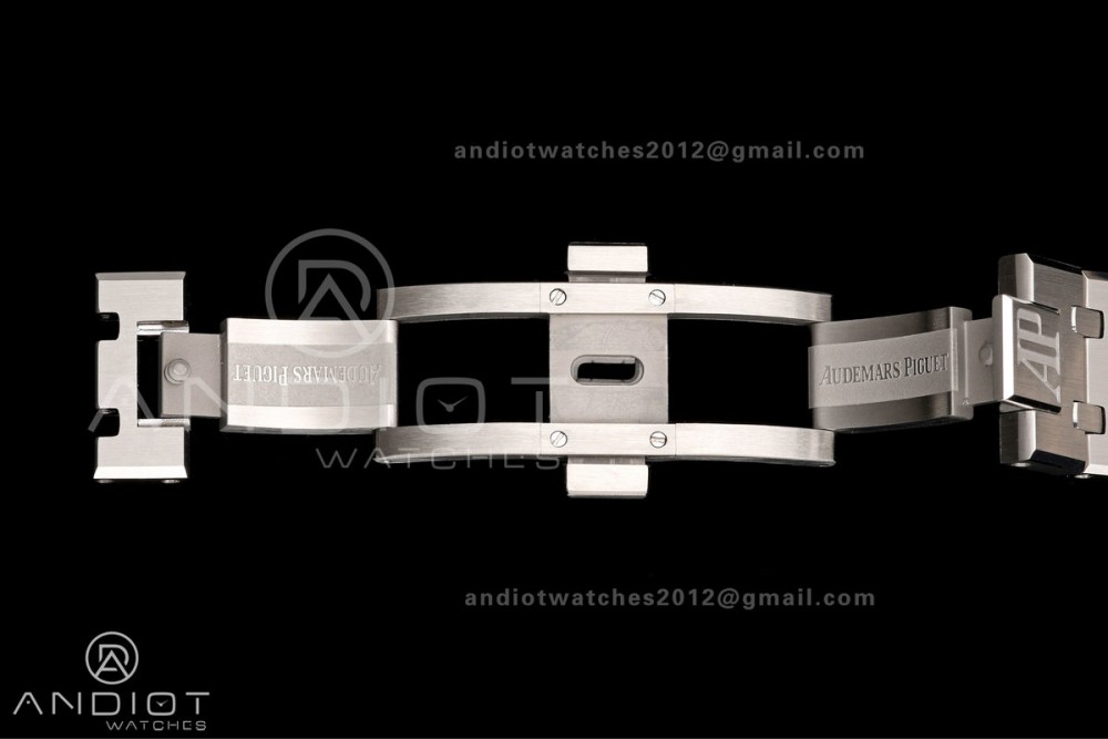 Royal Oak Chrono 26240 SS OCTA 1:1 Best Edition White Dial on SS Bracelet JH4401 Super Clone (Free Sprung) — photo 18
