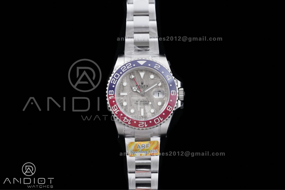 GMT-Master II Blue/Red Ceramic ARF 1:1 Best Edition Meteorite Dial On Oyster Bracelet DD3285 CHS