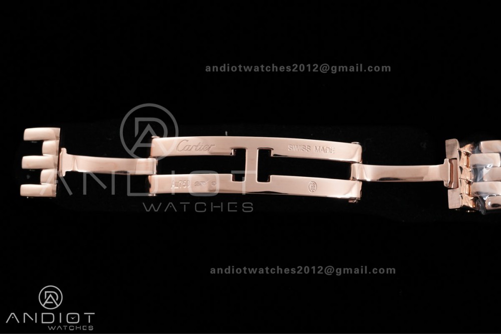Panthère 22mm BVF 1:1 Best Edition RG White Dial on RG Bracelet Ronda Quartz — photo 15
