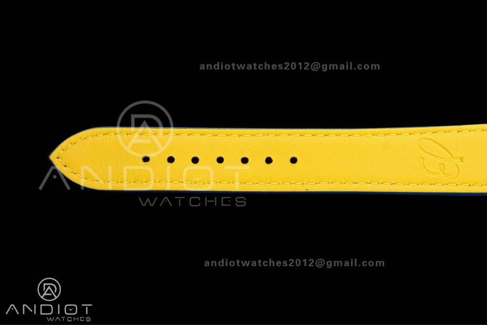 Top Time B01 Racing BLSF 1:1 Best Edition Black/Blue Gulf Dial on Blue Leather Strap A7750 — photo 18