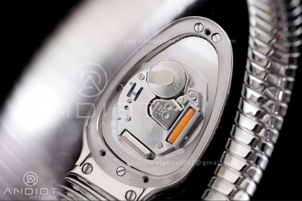 Serpenti 35mm SS BVF 1:1 Best Edition Silver Dial on SS Bracelet Ronda Quartz — photo 10