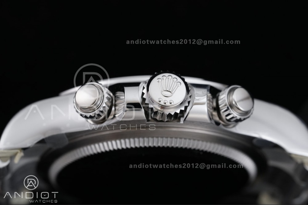 Daytona 126500 RWF 1:1 Best Edition White Dial on SS Bracelet JH4131 Free Sprung — photo 15