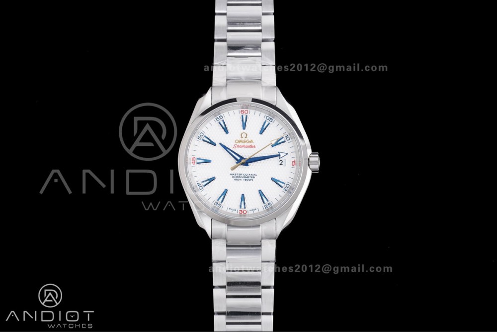 Aqua Terra 150M Master Chronometers VSF 1:1 Best Edition Ryder Cup White Golf Dial  on SS Bracelet A8500