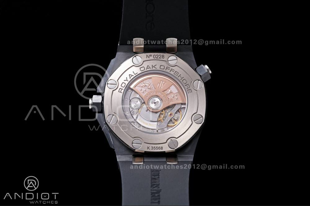 Royal Oak Offshore Diver 15707 Black Ceramic JF 1:1 Best Edition SA3120 Super Clone — photo 9