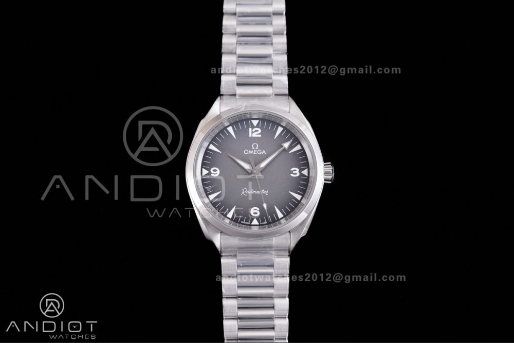 Aqua Terra 150M Master 38mm SS VSF Rail Master 1:1 Best Edition Gray Ombre Dial On SS Bracelet Super Clone A8800