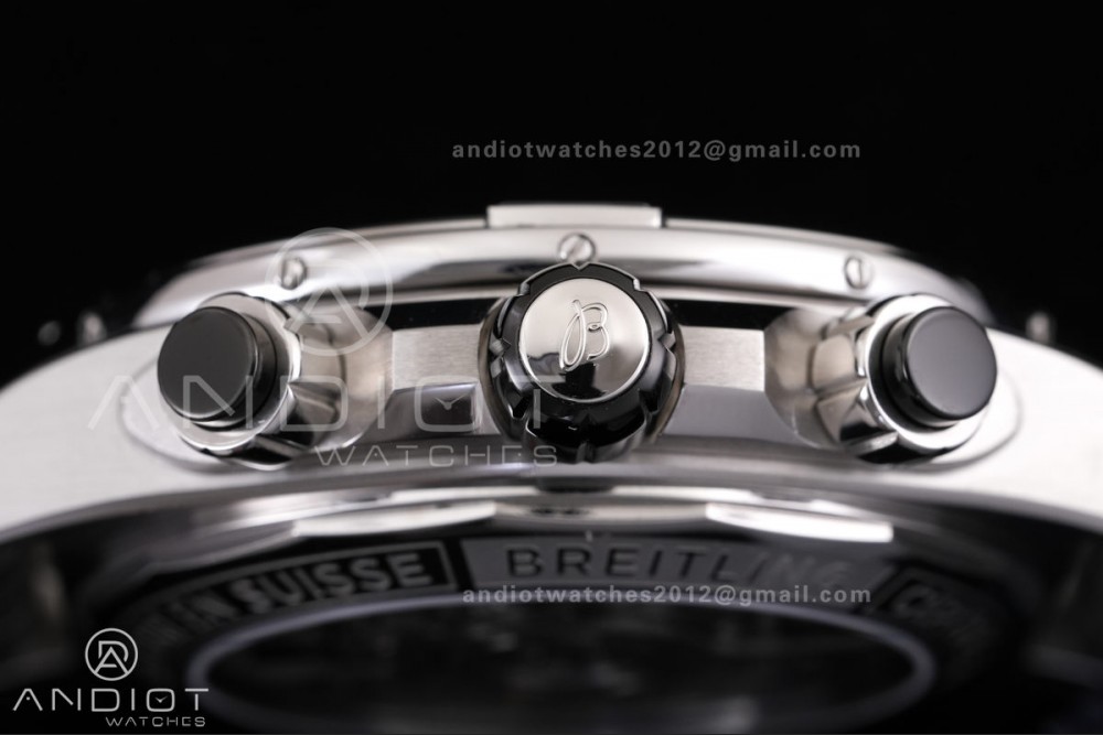 Super Chronomat B01 44 SS BLF 1:1 Best Edition Ice Blue Dial on SS Bracelet A7750 — photo 12
