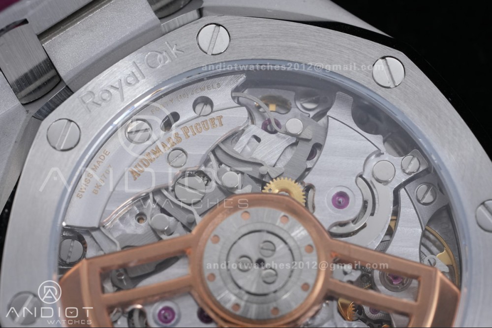Royal Oak Chrono 26240 SS TOP 1:1 Best Edition Black Dial on SS Bracelet DD4401 Super Clone — photo 9