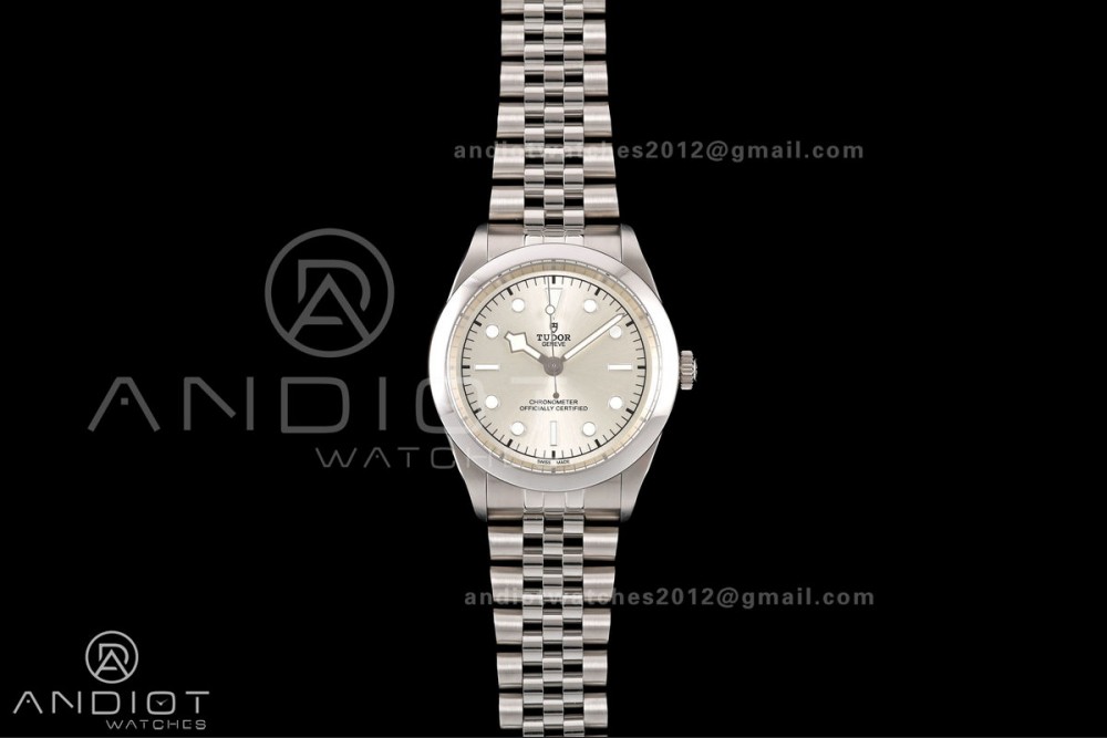 Black Bay One 41 SS HTF 1:1 Best Edition Silver Dial on SS Bracelet A26J