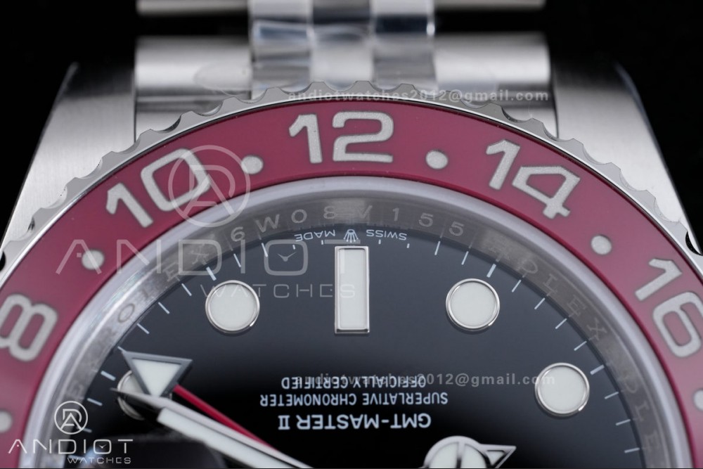 GMT-Master II 126710 BLRO Blue/Red Ceramic VSF Best Edition Pepsi on Jubilee Bracelet DD3285 V4(Free Sprung) — photo 6