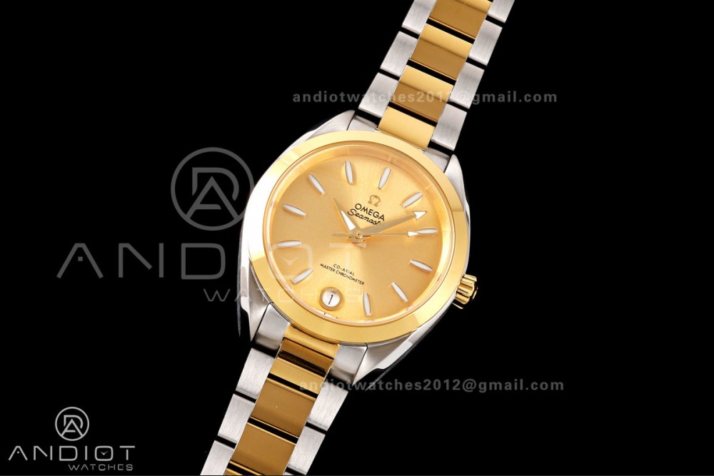 Aqua Terra Shades 34mm SS/YG VRSF Best Edition YG Dial on SS/YG Bracelet A8800 — photo 2