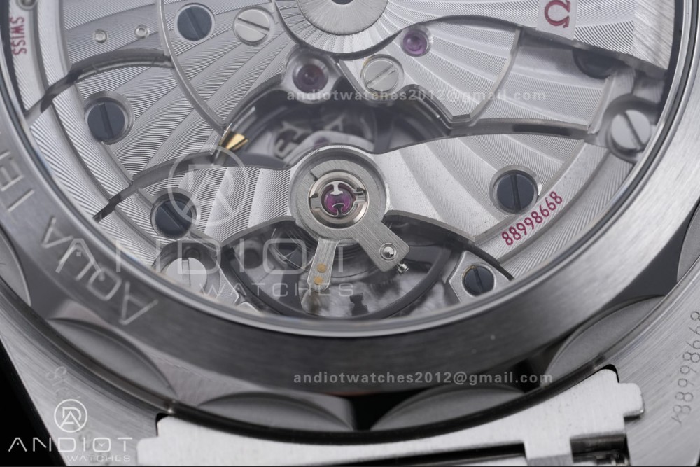 Aqua Terra 150M Master Chronometers VSF 1:1 Best Edition White Dial Orange Hand on SS Bracelet A8900 Super Clone — photo 7