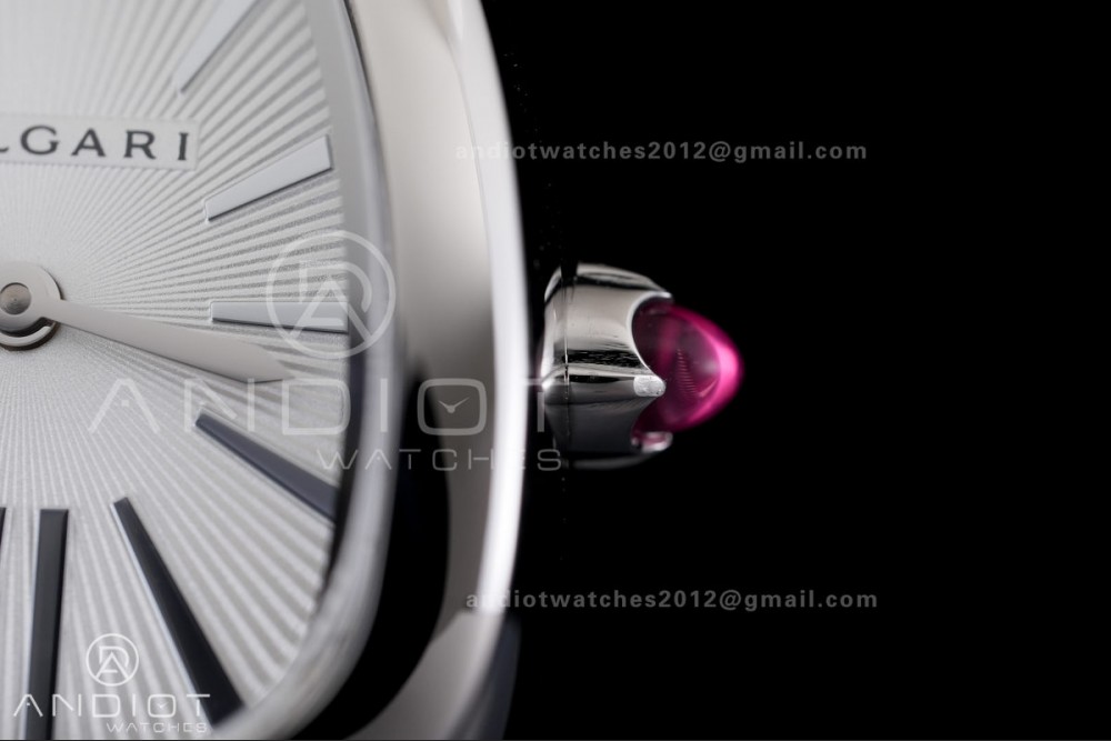 Serpenti 35mm SS BVF 1:1 Best Edition Silver Dial on SS Bracelet Ronda Quartz — photo 6