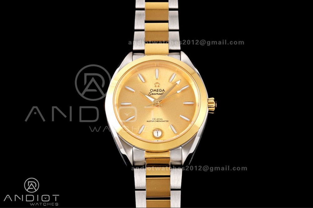 Aqua Terra Shades 34mm SS/YG VRSF Best Edition YG Dial on SS/YG Bracelet A8800 — photo 3