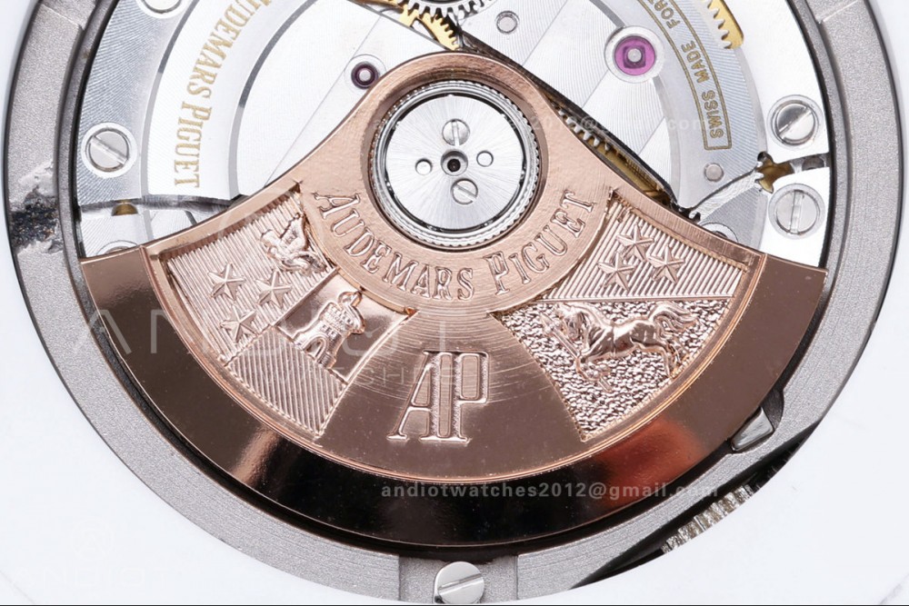 Royal Oak Offshore Diver 15707 White Ceramic JF 1:1 Best Edition SA3120 Super Clone — photo 11
