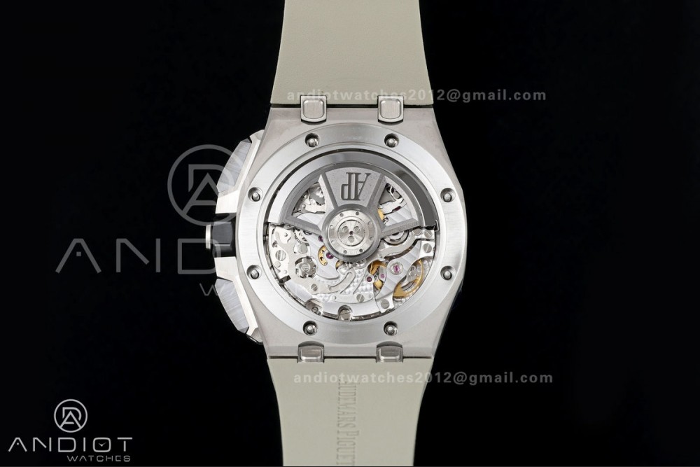 Royal Oak Offshore 43mm 26420so SS DDF 1:1 Best Edition Smoked Dial on Gray Rubber Strap DD4401 Super Clone — photo 9
