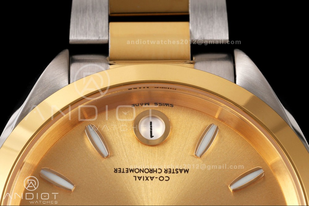 Aqua Terra Shades 34mm SS/YG VRSF Best Edition YG Dial on SS/YG Bracelet A8800 — photo 6