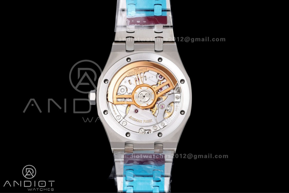 Royal Oak 41mm 15500 SS VSF 1:1 Best Edition Black Textured Dial on SS Bracelet DD4302 Super Clone — photo 10
