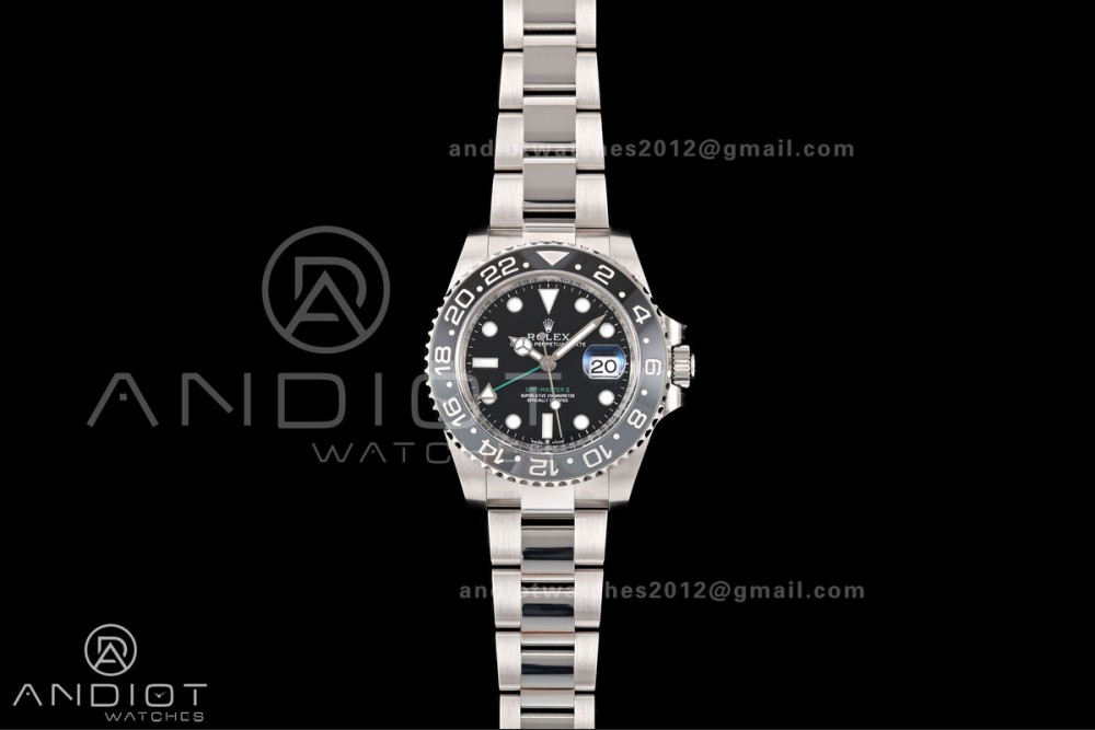 GMT-Master II 126710 GRNR 904L Steel Clean Plus 1:1 Best Edition on Oyster Bracelet DD3285-Free Sprung