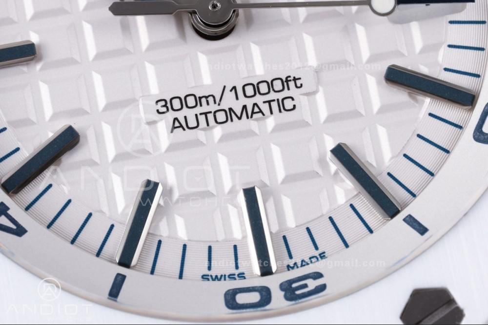 Royal Oak Offshore Diver 15707 White Ceramic JF 1:1 Best Edition SA3120 Super Clone — photo 5