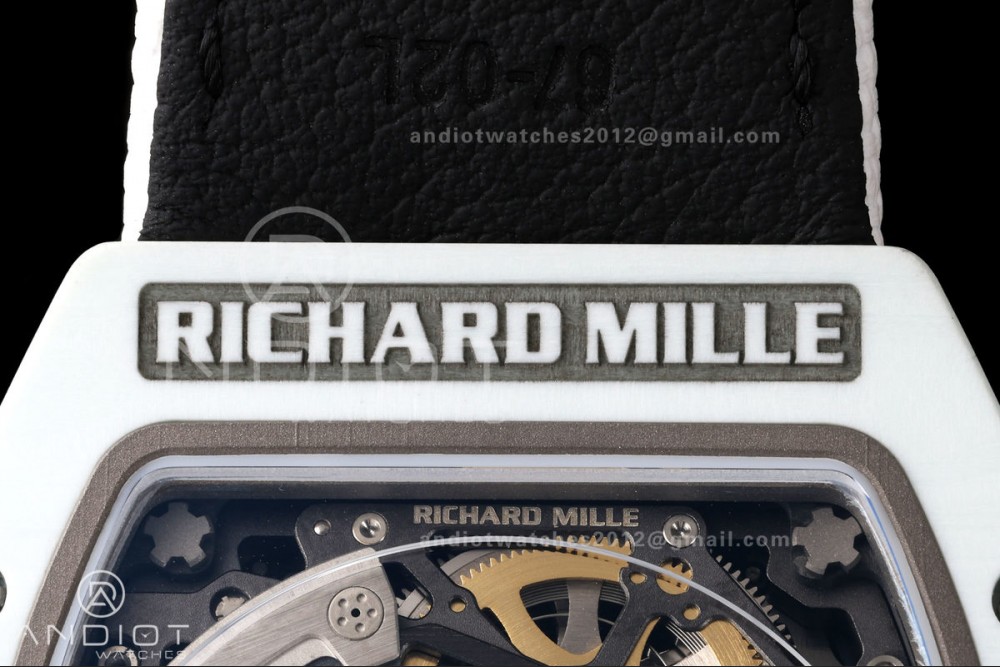 RICH Maker's 1:1 RM67-02 White NTPT UAE Skeleton Dial CRMA7 Super Clone — photo 17