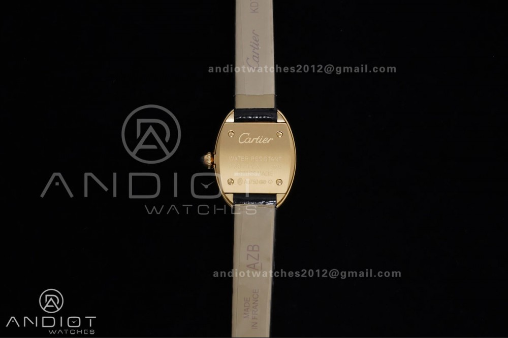 Baignoire Watch YG AF 1:1 Best Edition White Dial on Black Strap RONDA Quartz — photo 6