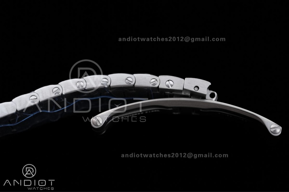 Santos W2SA0033 27x34mm AF 1:1 Best Edition Silver Dial ON SS/RG SmartLinks Bracelet Ronda Quartz — photo 16