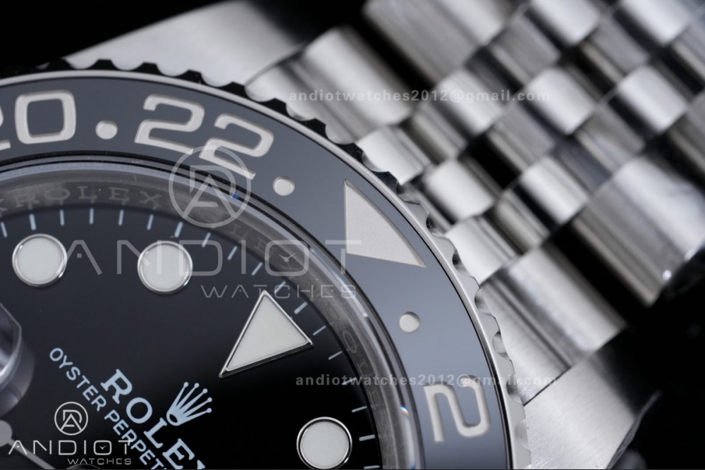GMT-Master II 126720 VTNR 904L Steel V3 VSF 1:1 Sprite Best Edition Black Dial On Jubilee Bracelet DD3285 V4(Free Sprung) — photo 7