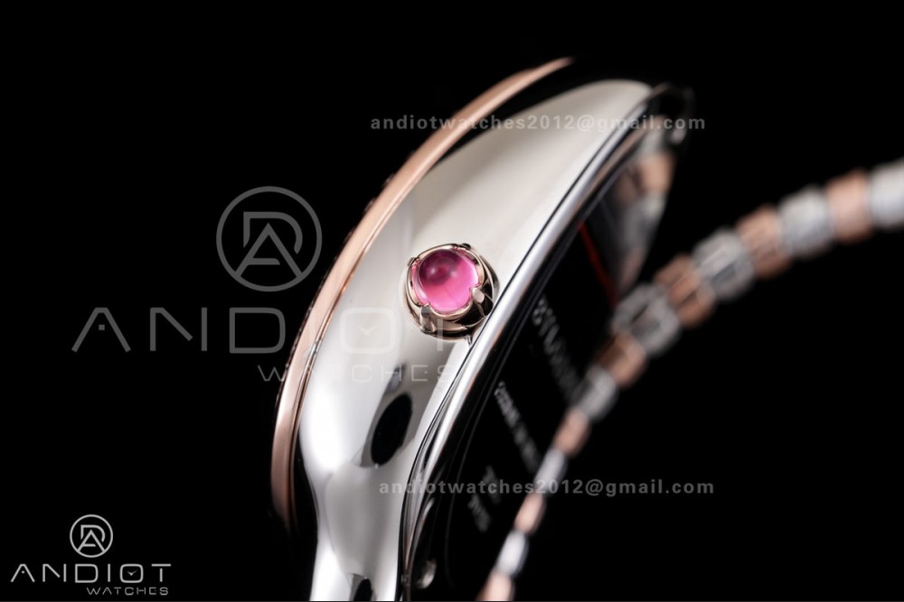 Serpenti 35mm SS/RG BVF 1:1 Best Edition Silver Dial on SS/RG Bracelet Ronda Quartz — photo 12