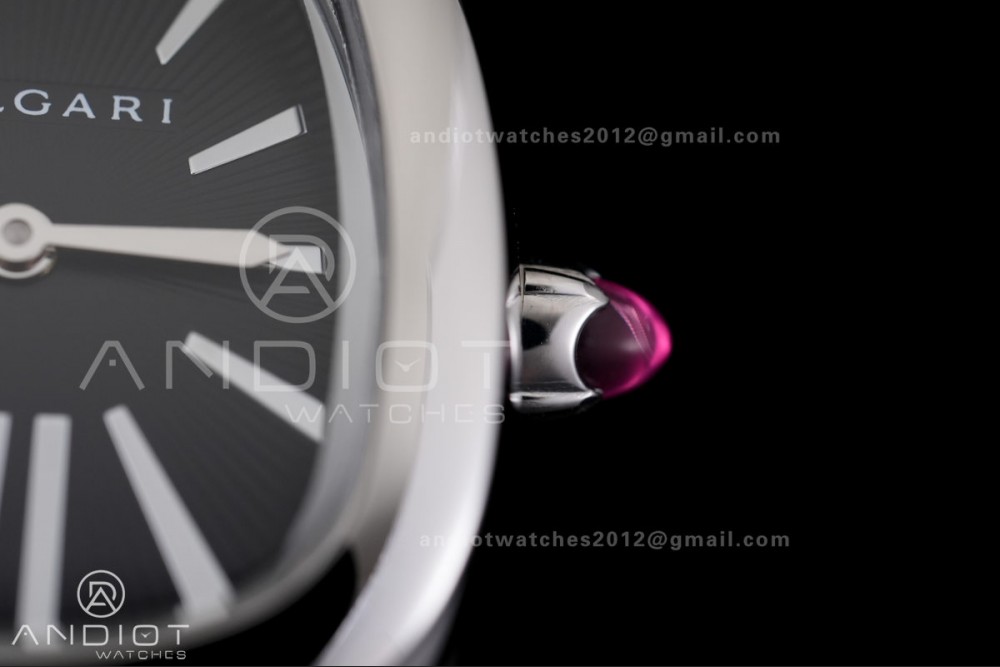 Serpenti 35mm SS BVF 1:1 Best Edition Black Dial on SS Bracelet Ronda Quartz — photo 5