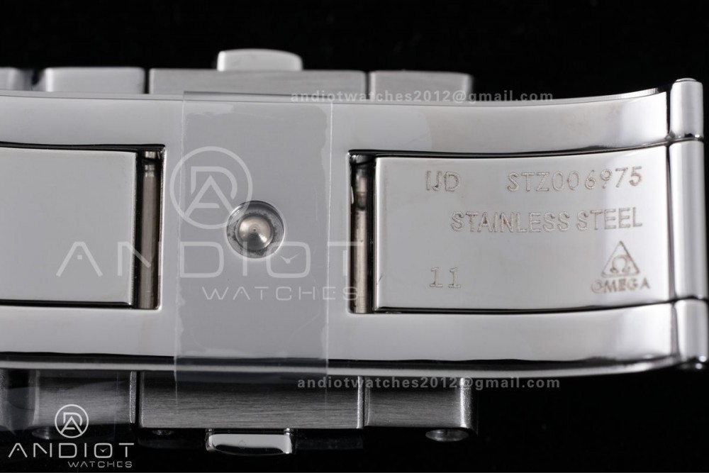 Aqua Terra 150M Master Chronometers VSF 1:1 Best Edition White Dial Orange Hand on SS Bracelet A8900 Super Clone — photo 17