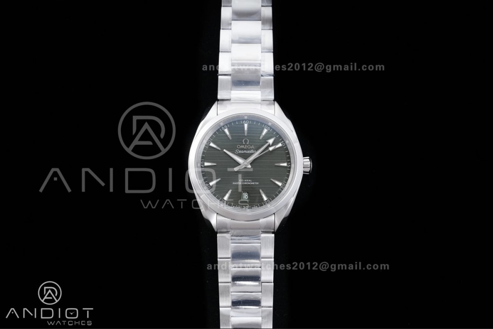 Aqua Terra 150M Master 38mm SS VSF 1:1 Best Edition Green Dial On SS Bracelet Super Clone A8800