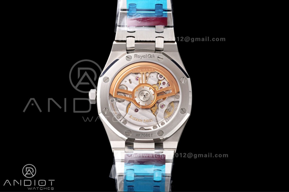 Royal Oak 41mm 15500 SS VSF 1:1 Best Edition Black Textured Dial on SS Bracelet DD4302 Super Clone — photo 9