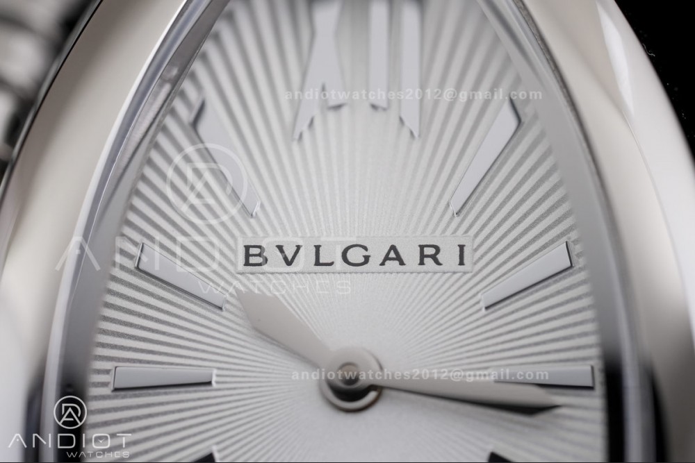 Serpenti 35mm SS BVF 1:1 Best Edition Silver Dial on SS Bracelet Ronda Quartz — photo 5