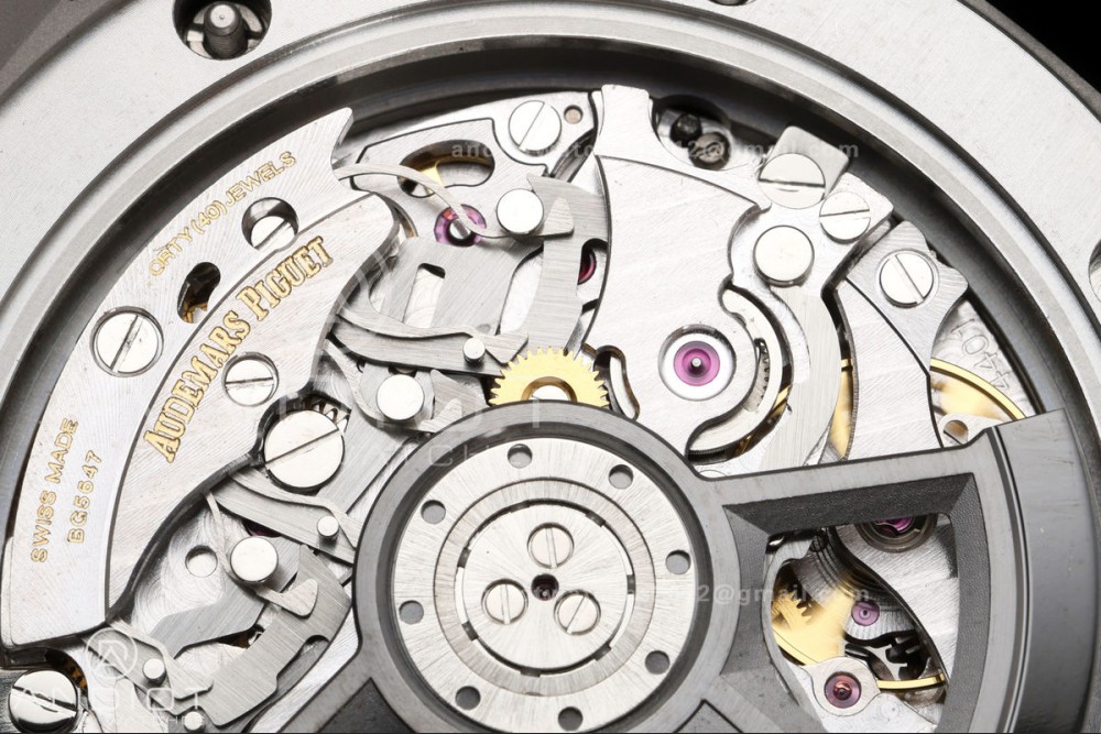 Royal Oak Offshore 43mm 26420so SS DDF 1:1 Best Edition Smoked Dial on Gray Rubber Strap DD4401 Super Clone — photo 13