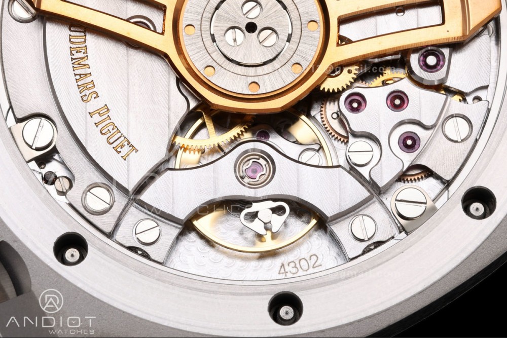 Royal Oak 41mm 15500 SS VSF 1:1 Best Edition Black Textured Dial on SS Bracelet DD4302 Super Clone — photo 12