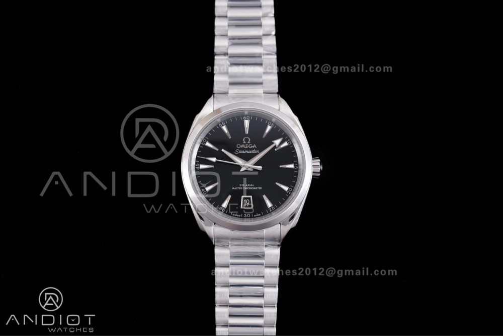 Aqua Terra 150M Master 38mm SS VSF 1:1 Best Edition Black Dial On SS Bracelet Super Clone A8800