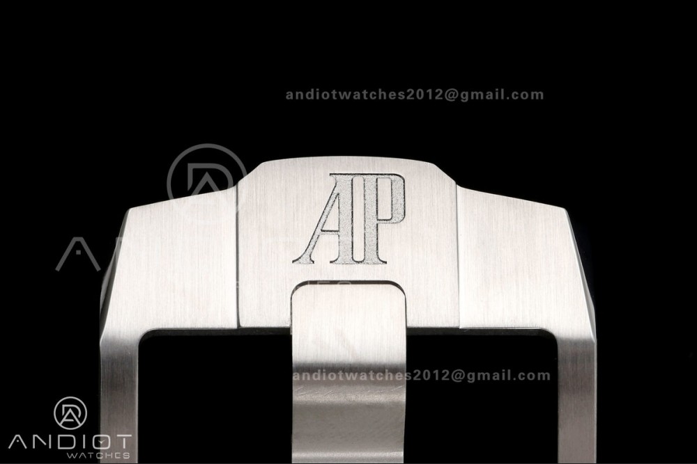 Royal Oak Offshore 43mm 26420so SS DDF 1:1 Best Edition Smoked Dial on Gray Rubber Strap DD4401 Super Clone — photo 16