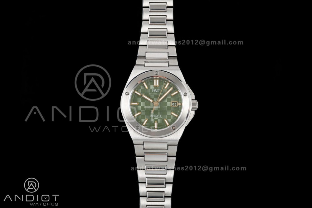 Ingenieur Automatic 40 SS MZF 1:1 Best Edition Green/YG Dial on SS Bracelet A2892