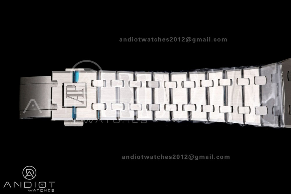 Royal Oak 41mm 15500 SS VSF 1:1 Best Edition Black Textured Dial on SS Bracelet DD4302 Super Clone — photo 16