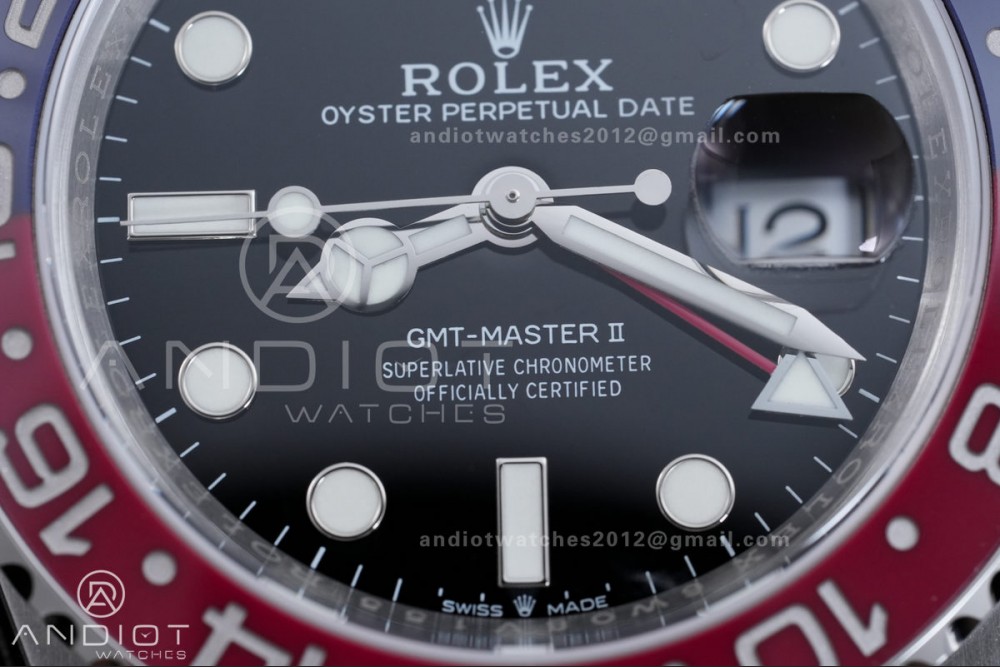 GMT-Master II 126710 BLRO Blue/Red Ceramic VSF Best Edition Pepsi on Jubilee Bracelet DD3285 V4(Free Sprung) — photo 5