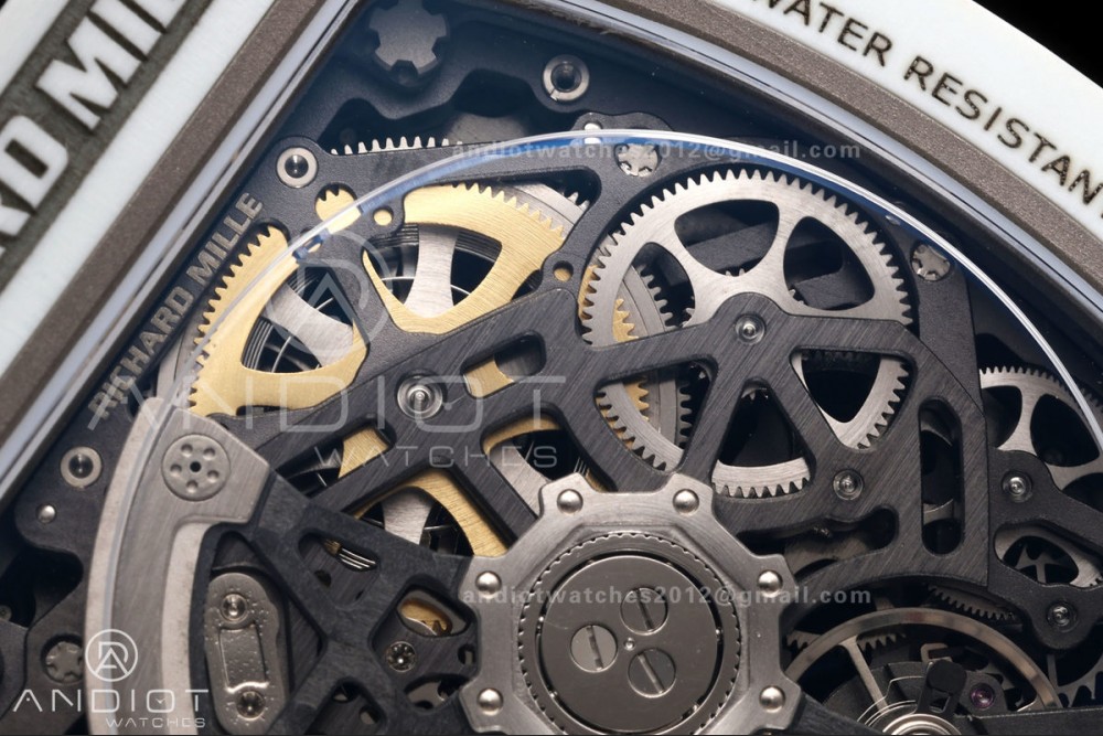 RICH Maker's 1:1 RM67-02 White NTPT UAE Skeleton Dial CRMA7 Super Clone — photo 16