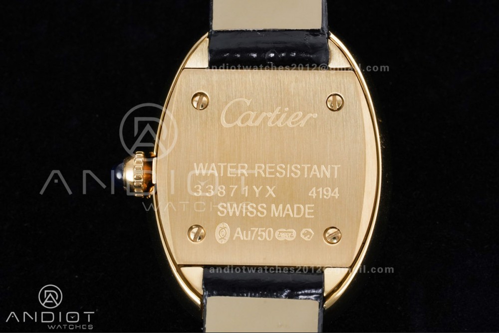 Baignoire Watch YG AF 1:1 Best Edition White Dial on Black Strap RONDA Quartz — photo 7