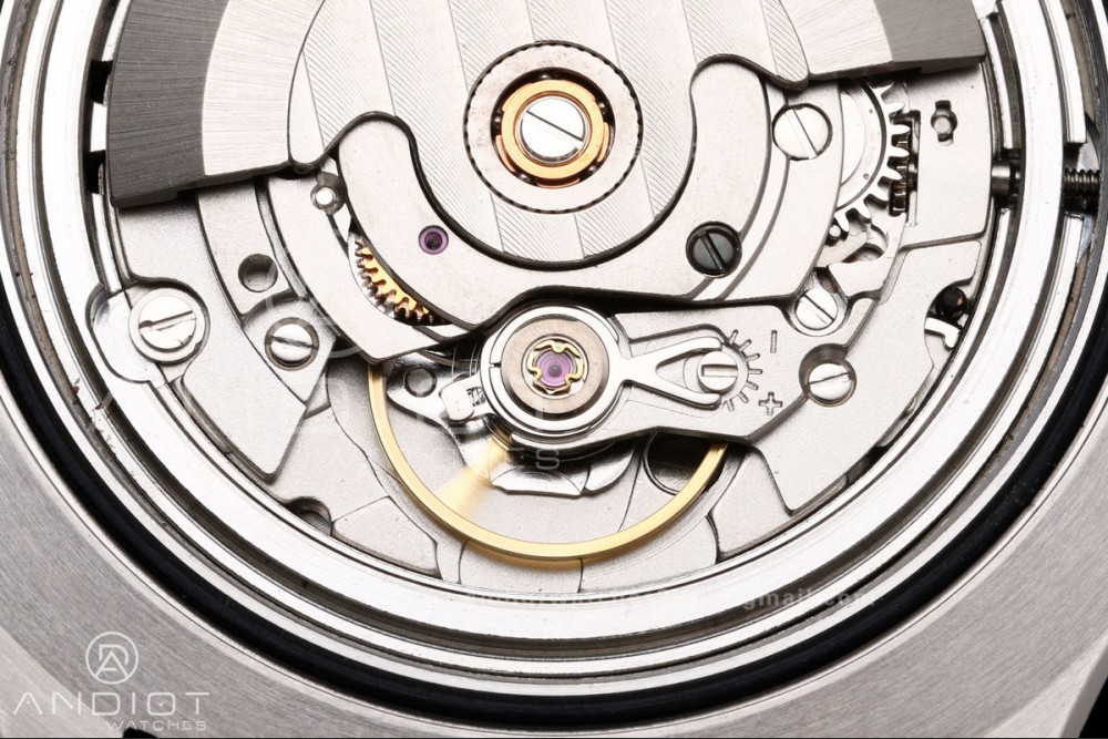 SuperOcean Automatic 42 SS BLF 1:1 Best Edition Black Rainbow Dial on Black Rubber Strap A2824 — photo 11