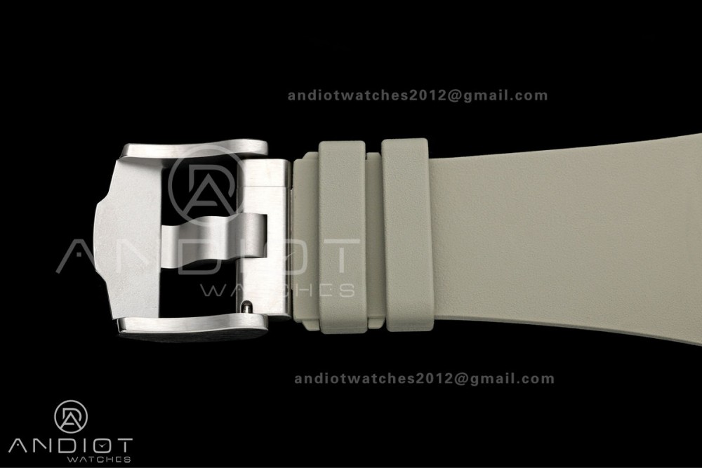 Royal Oak Offshore 43mm 26420so SS DDF 1:1 Best Edition Smoked Dial on Gray Rubber Strap DD4401 Super Clone — photo 15
